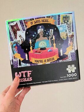 WTF Puzzles TAROT WITCH Jigsaw Puzzle 1000 pieces